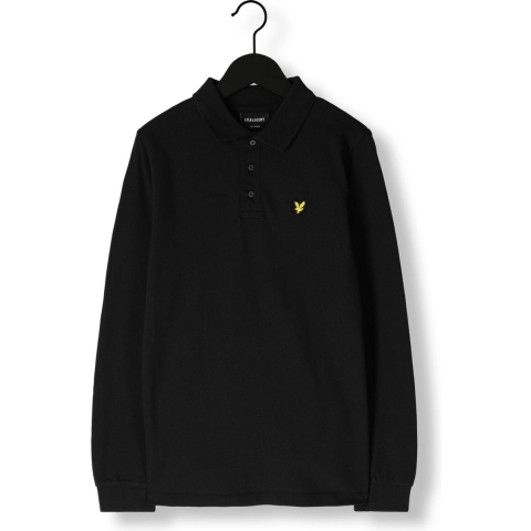 Lyle & Scott Poloshirt - Jet Black - Lyle & Scott - 12-13 jaar (152-158) - Shirts