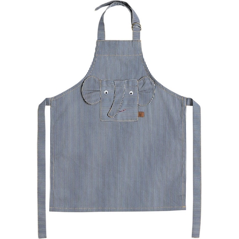 OYOY Schort - Denim - Elephant - Blauw m. Strepen - OYOY - OneSize - Schort