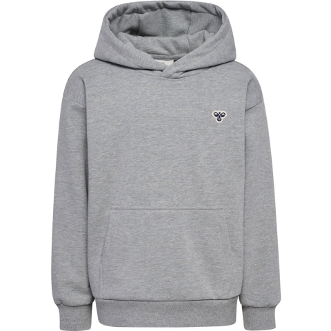 Hummel Hoodie - HmlJR - Grijs Gevlekt - Hummel - 5-6 jaar (110-116) - Hoodie