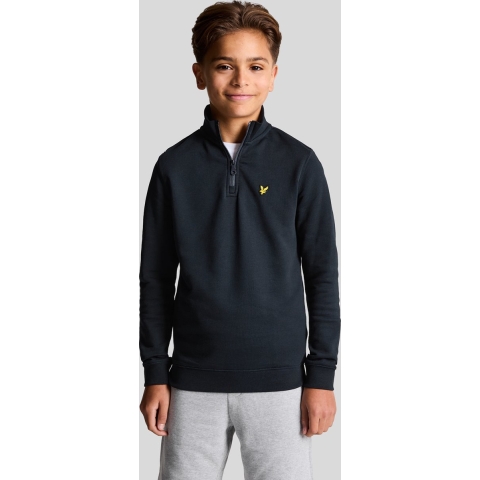 Lyle & Scott Sweatshirt m. Rits - Dark Navy - Lyle & Scott - 15-16 jaar (170-176) - Sweatshirt