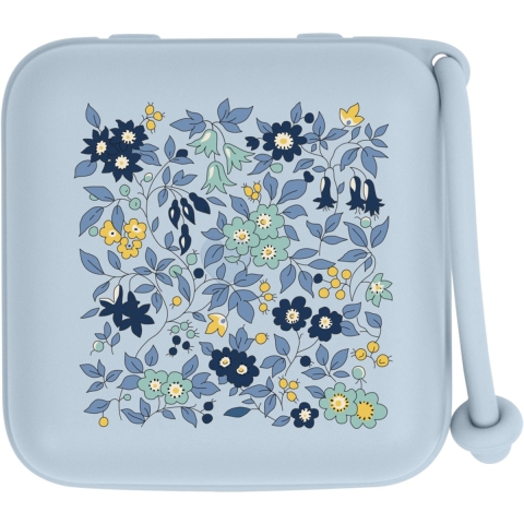 BIBS X Liberty Fopspeendoosje - 7x5 cm - Baby Blue - BIBS - OneSize - Opbergen