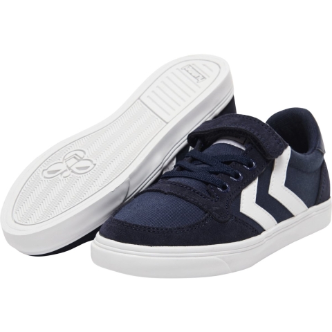 Hummel Schoenen - HMLSlimmer Stadil Laag Jr - Dress Blue - Hummel - 27 - Schoenen