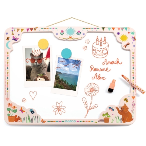 Djeco Magnetisch Bord - Tinou Le Joly Senoville - CAT - Djeco - OneSize - Tafel