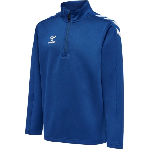 Hummel Blouse - HmlCore XK poly met halve rits - True Blue - Hummel Teamsport - 14 jaar (164) - Shirts