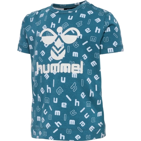 Hummel T-Shirt - hmlDroom - Blue Coral - Hummel - 56 - T-Shirts