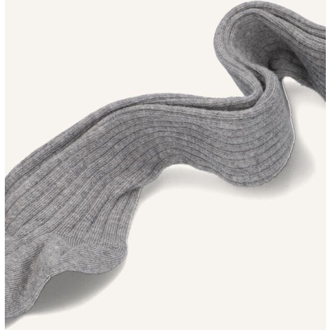 MP Panty's - Rib - Lichtgrijs - MP - 80 - Panty's