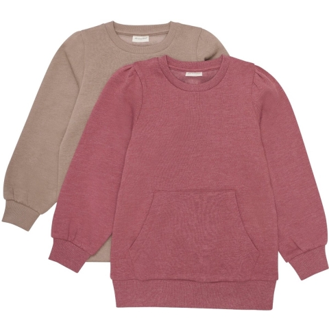 Minymo Sweatshirts - 2-pack - Apple Boter - Minymo - 3 jaar (98) - Sweatshirt