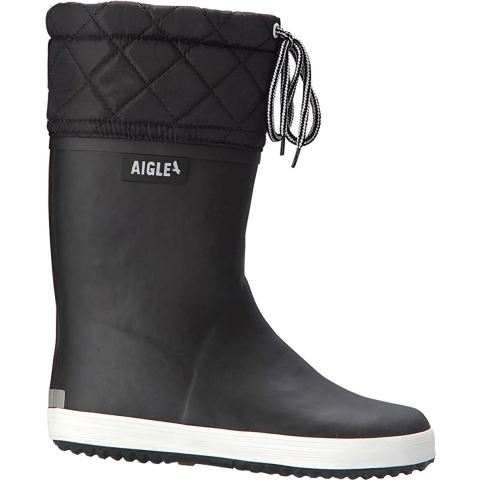 Aigle Thermolaarzen - Giboulee 2 - Zwart m. Wit - Aigle - 32 - Regenlaarzen
