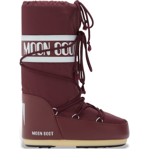 Moon Boot Winterlaarzen - Pictogram Nylon - Burgundy - Moon Boot - 35/38 - Snowboots