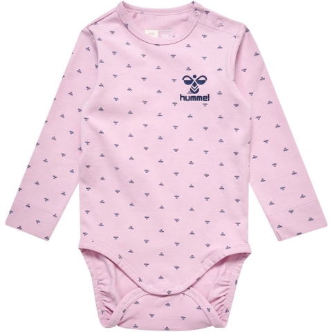 Hummel Romper l/s - HmlBeesy - Winsome Orchid - Hummel - 2 jaar (92) - Romper L/S
