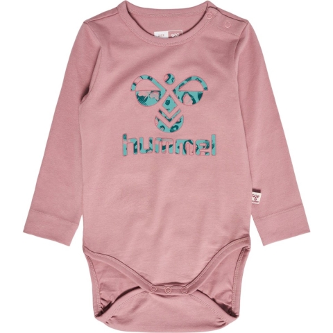 Hummel Romper l/s - HmlNete - Woodrose - Hummel - 1½ jaar (86) - Romper L/S