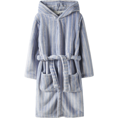 Name It Badjas - Fluweel - NkfRose - Kentucky Blue - Name It - 7-8 jaar (122-128) - Badjas