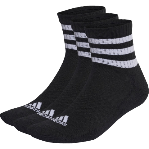 adidas Performance Sokken - 3-pack - 3S C SPW Mid - Black/White - adidas Performance - 34/36 - Sokken