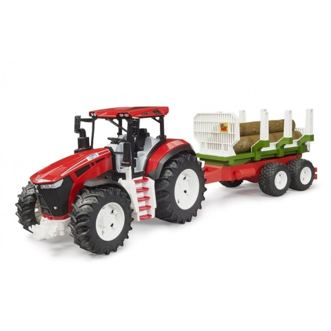 Bruder Tractor - Roadmax m. Aanhangwagen - 03453 - Bruder - OneSize - Auto