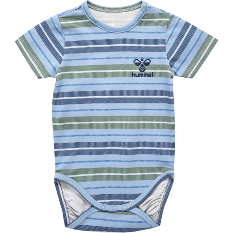 Hummel Romper s/s - hmlJan - Blue Mist - Hummel - 56 - Romper S/S