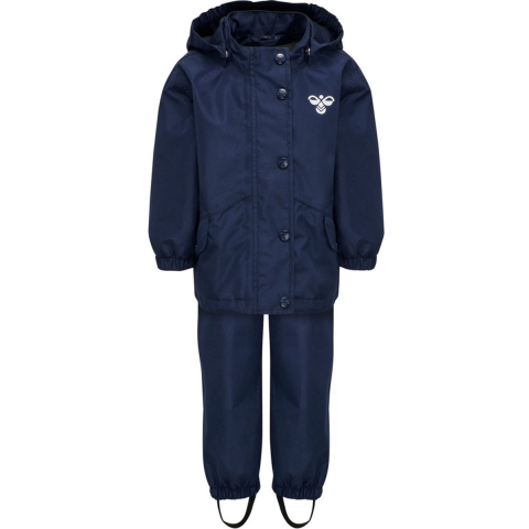 Hummel Regenkleding - PE - HMLReva Mini - Navy - Hummel - 1 jaar (80) - Regenkleding