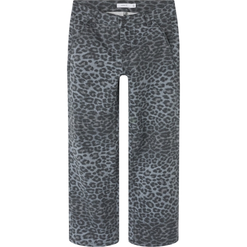 Name It Jeans - NkfRose - Noos - Nachtuil/Grey Leopard - Name It - 10 jaar (140) - Broeken - Katoen