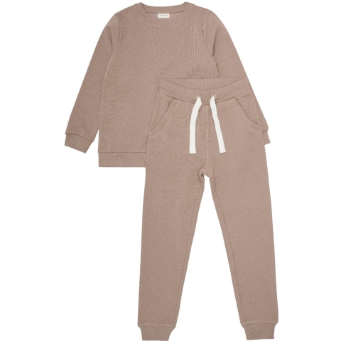 Minymo Sweatset - Fossiel - Minymo - 5 jaar (110) - Joggingpakken