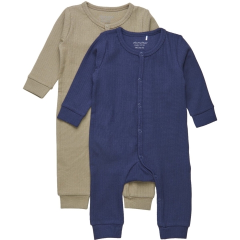 Minymo Boxpak l/s - 2-pack - Dark Navy - Minymo - 2 jaar (92) - Boxpak