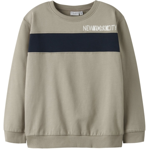 Name It Sweatshirt - NkmVance - IJslands fossiel - Name It - 7-8 jaar (122-128) - Sweatshirt