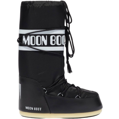 Moon Boot Winterlaarzen - Pictogram Nylon - Zwart - Moon Boot - 39/41 - Snowboots