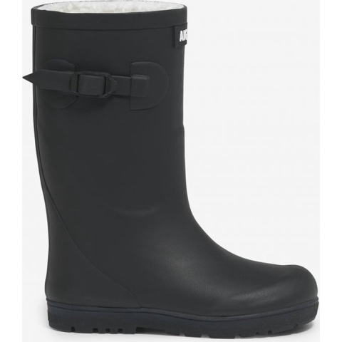 Aigle Gevoerde Rubberlaarzen - Woody Pop Fur 2 - Marine - Aigle - 25 - Regenlaarzen