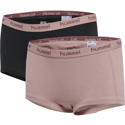 Hummel Hipsters - hmlCarolina - 2-pack - Woodrose - Hummel - 5-6 jaar (110-116) - Hipsters