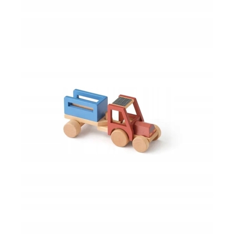 Kids Ceoncept Tractor Aiden - Hout - Kinderhub - Kids Concept - OneSize - Speelgoed