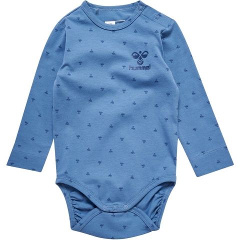 Hummel Romper l/s - HmlBeesy - Coronet Blue - Hummel - 62 - Romper L/S