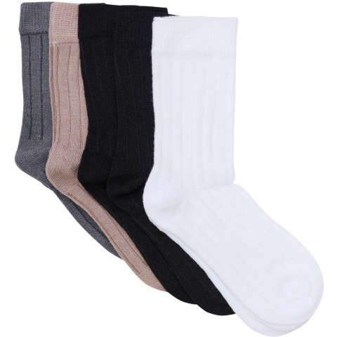 Minymo Sokken - Enkelsok - 5-pack - Black - Minymo - 31/34 - Sokken