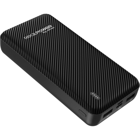 RealPower REALPOWER PB-20000 SE Powerbank 20.000 mAh Zwart