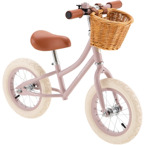 Banwood Loopfiets - First Go! - 3-5 Jaar - Dusty Pink - Banwood - OneSize - Loopfietsen