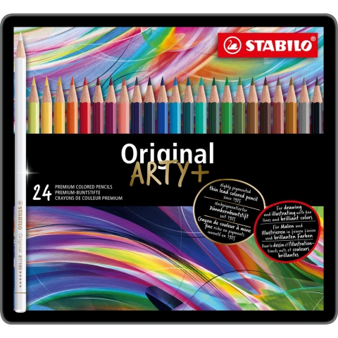 Stabilo Kleurpotloden - Original Arty+ - 24 st. - Multicolour - Stabilo - OneSize - Tekenset