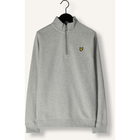 Lyle & Scott Sweatshirt - Kwart Zip - Light Grey Marl - Lyle & Scott - 15-16 jaar (170-176) - Sweatshirt
