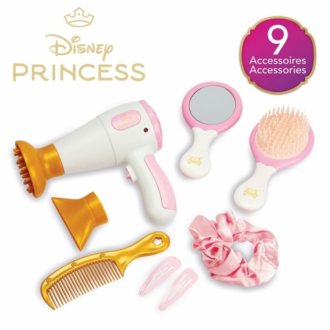Smoby Haarstyling Set - Disney Princess - 9 Onderdelen - Smoby - OneSize - Speelgoed