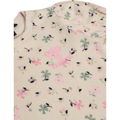 Hummel Romper s/s - hmlTyra - Witkopgrijs - Hummel - 62 - Romper S/S