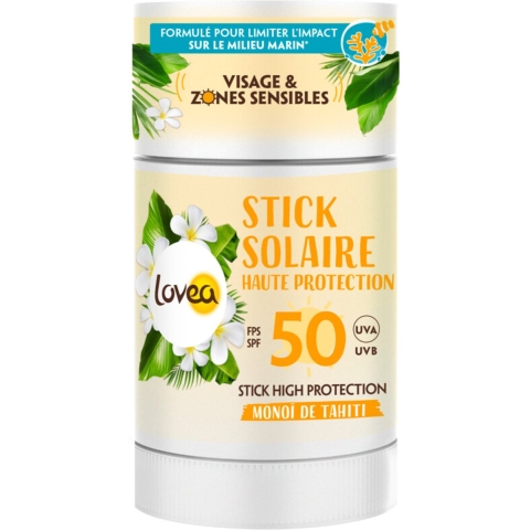 Lovea Sun Zonnebrand stick Face&Sensitive Areas High Protection SPF 50 40 gr
