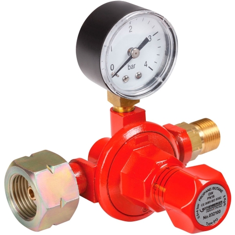 Rothenberger Propaanregelaar, Manometer 0,5-4 Bar - ROT032100E - ROT032100E