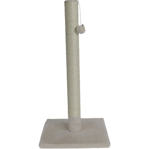 Krabpaal Lang voor de kat (82 cm) Beige
