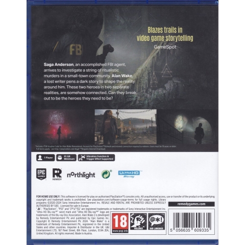 Alan Wake 2 Deluxe Edition