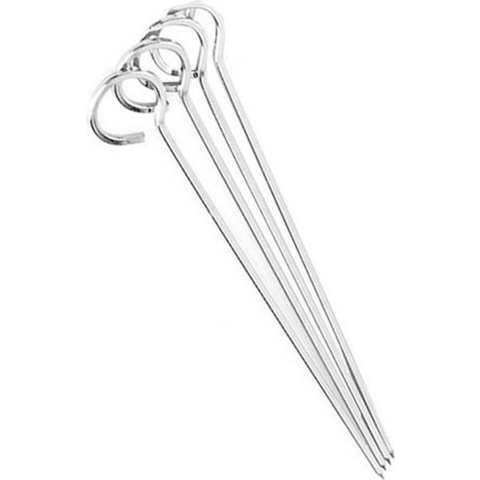 20x Barbecue/BBQ spiezen/vleespennen 38 cm -