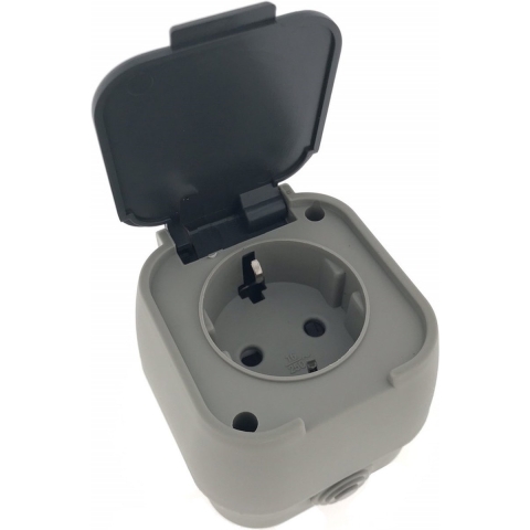 Benson Wandstopcontact voor buiten - 4x stuks - IP54 - waterdicht - randaarde -