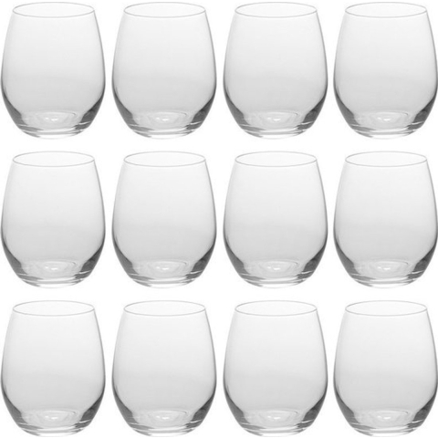 PlasticForte Drinkglazen Picardie - 24x - kunststof - gekleurd -