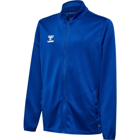 Hummel Cardigan - HmlEssential Track Jas - True Blue - Hummel Teamsport - 8 jaar (128) - Cardigan