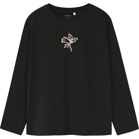 Name It Blouse - NkfOlga - Zwart - Name It - 7-8 jaar (122-128) - Shirts