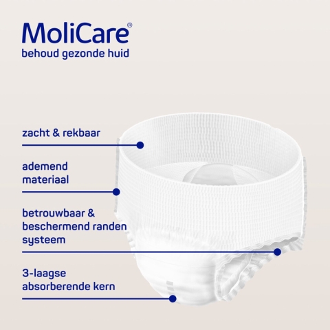 4x Molicare Premium Mobile 8 Druppels Medium 2015 ml Absorptie 14 stuks