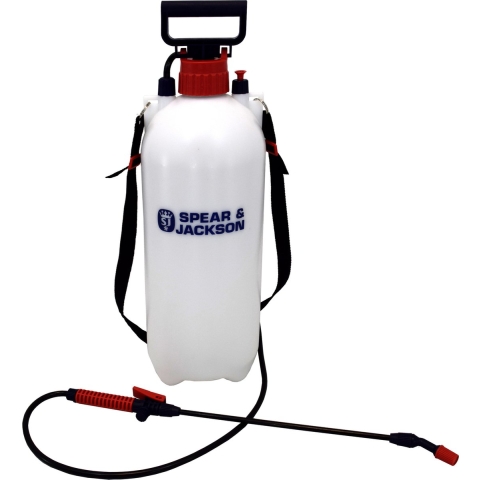 Spear&Jackson Drukspuit 8L - Druksproeier - Zuurbestendig - Ergonomische Draagriem