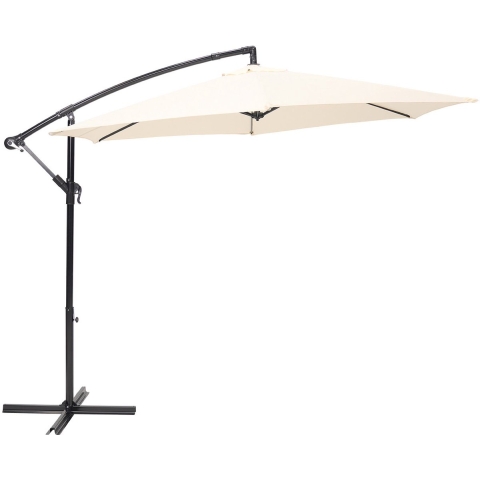 Brixy Zweefparasol - 300CM - Waterdicht - Verstelbare Hoogte - Creme