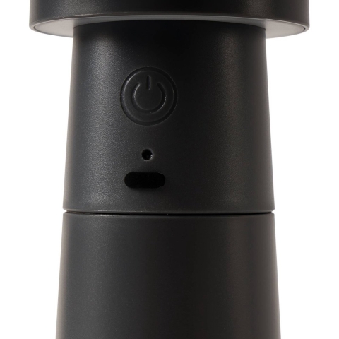 Lucande - Pepper LED-peperstrooier, donkergrijs, accu, IP44