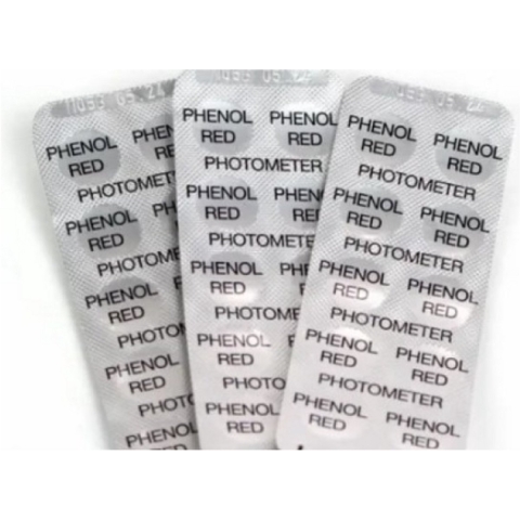 W'eau Phenol Red tabletten voor manuele tester - 100 stuks